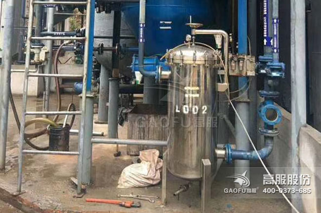 袋式過濾機(jī)客戶現(xiàn)場(chǎng)